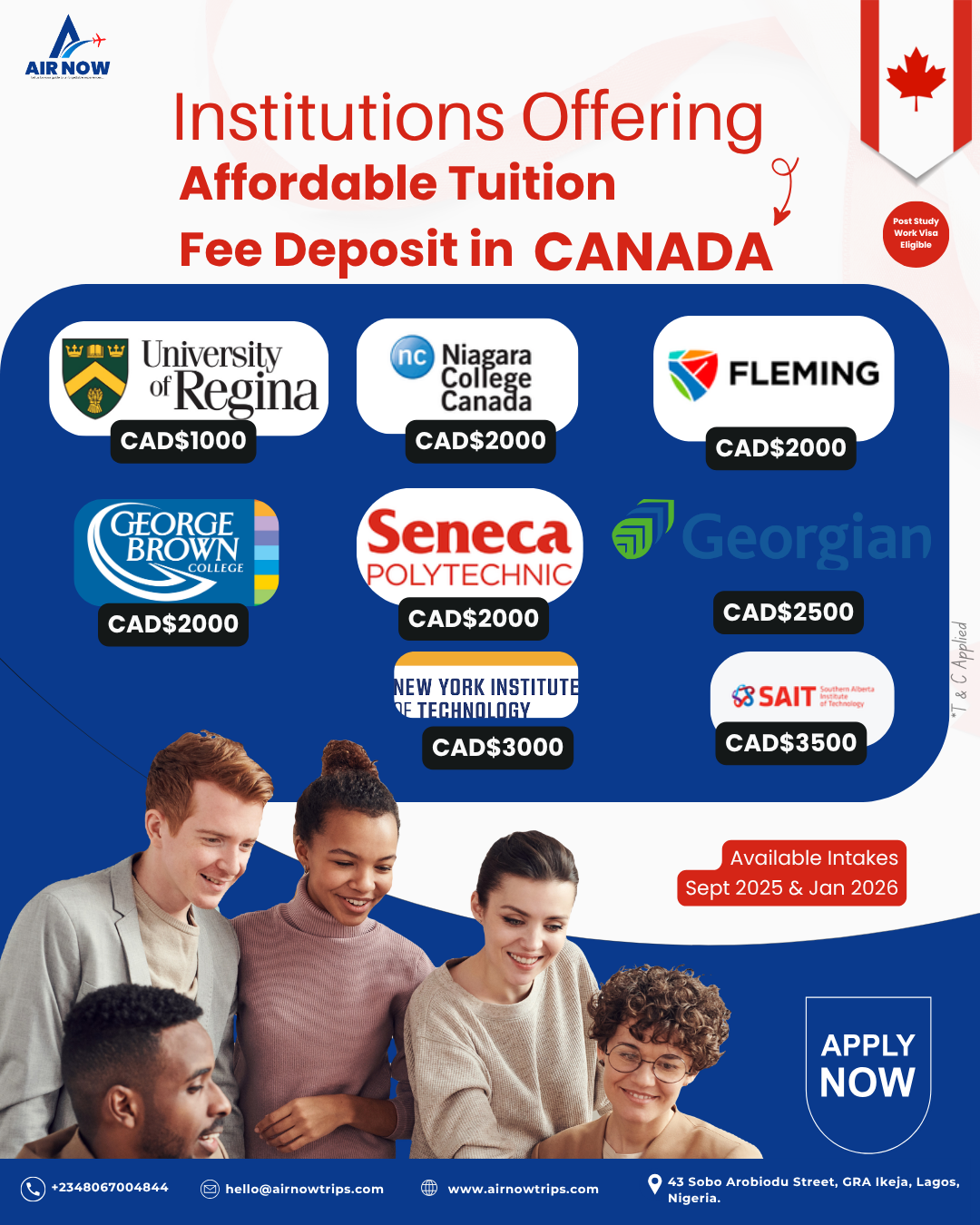 airnow canada institution